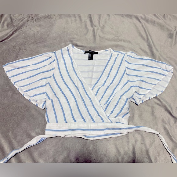 Forever 21 Cropped Blouse - Picture 1 of 2